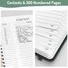 Forvencer Lined Spiral Journal Notebook with 300 Numbered Pages, B5