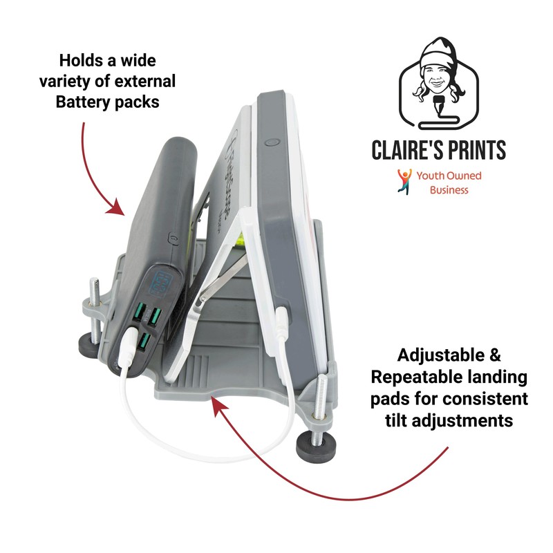 Leveling Stand Compatible with Flightscope Mevo+ - Heat Resistant, Adjustable,