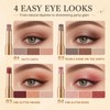 4 Pack Eyeshadow Stick Set,3 Color Gradient Shimmer Multi Color