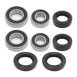 MDEOOSKY 08120-6004B Front Wheel Hub Bearing Seal Replacement for Suzuki ATV LT250S 1989-1990, Replacement for QuadRacer 250 LT250R 1985-1992, Replace 09262-15024 09284-26002