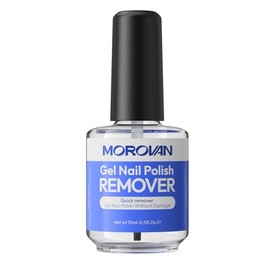 Morovan Gel Nail Polish Remover: Ultra-Fast Gel Dissolve in Minutes—No Wrapping Required, Clean & Gentle