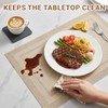 Placemats Set of 6, 30x45cm PVC Table Mats, Heat Resistant