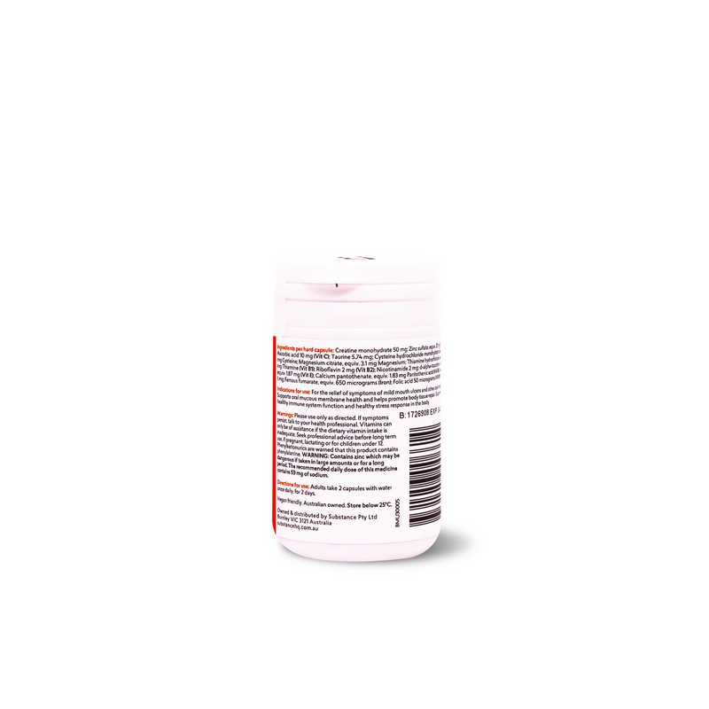 Biorevive Mouthulcer Mouth Ulcer Relief 30 Capsules