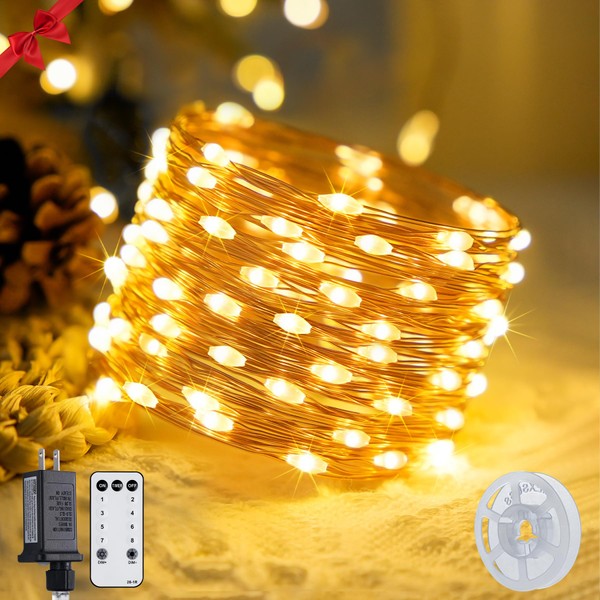 JMEXSUSS 400 LED Fairy Lights Plug in, 132 ft 8