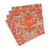 Caspari Palazzo Paper Party Cocktail Napkins in Coral, 20 Per