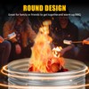 Toolterritary 48 inch Fire Pit Ring, 4FT Galvanized Fire Ring,