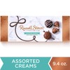 Russell Stover, Assorted Creams in Milk and Dark Chocolate, Chocolate Gift Box, 9.4 Ounce (17 Pieces)