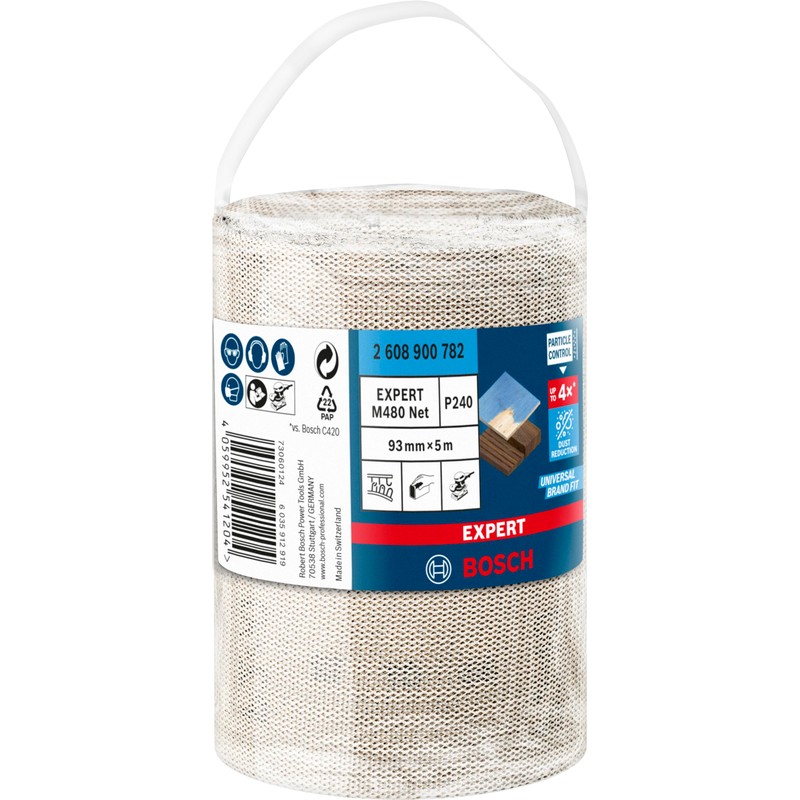 Bosch 1 x Expert M480 Mesh Structure Sanding Roll (for