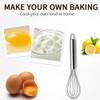 Aeyistry 8 inch Stainless Steel Egg Whisk Multifunction Hand Egg