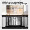 78.74" Extra Tall Cat Gate for Doorway, Wide Adjustable 27.56"-32.28"