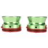1 Pair NAB Hub Adapters Professional Polished Aluminum Reel to