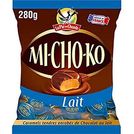 LA Pie QUI Chante Caramels tendres enrobés de Chocolat au Lait Mi-Cho-Ko - 280 g