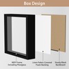 Kormuge Kormuge 8x8 Shadow Box Frame with White Linen Backing,