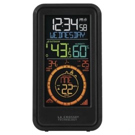 La Crosse Technology 7" Wireless Weather Station Breeze Wind Humidity Sensor Calendar w/ Backlight