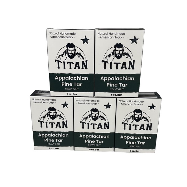 TITAN Natural Bar Soap for Men-Cold Process Soap Made With