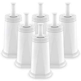 ARETHONE Water Filter Replacement for Sage Coffee Machines, Pack of 6 TÜV SÜD Certified Water Filter for Sage Barista Express Pro, Filter for SES810/SES880/SES920/SES980/SES990/SES875/SES008/BES008