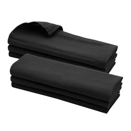 GARIELLA 6 Black Tea Towels Made of 100% Cotton / 70 x 50 cm / Hand Towel / Kitchen Towel / Dish Cloth / Cleaning Cloth / Black