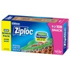 Ziploc Snack Bags with EasyGuide Texture, Small Plastic Storage Bags
