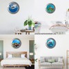 4 PCS Ocean World Wall Window Stickers, 11 Inches Porthole