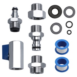EVRBUL Flush Fitting Kit Flush Port Quick Connect Fitting Flush Water Conduction Assy Compatible with Yamaha PWC WaveRunner/Sport Jet Boat for EX VX FX GP Series