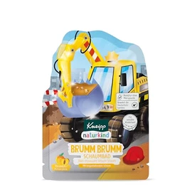 Kneipp naturkind Schaumbad Brumm Brumm - mit pflegendem Pfirsichkern-√ñl und √§therischem Orangen-√ñl - Badezusatz mit Bagger- / Kran-Motiv - 40ml