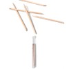siyuwuro 5PCS Orange Wood Nail Sticks Double Sided Cuticle Pusher