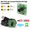VGA USB Camera Module High Speed Wide Angle PC Camera