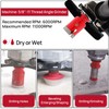 FOCSTOL Diamond Core Drill Bit Set - 5pcs (25/35mm+20mm Drilling
