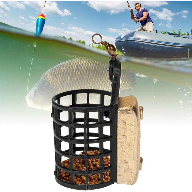 Portacebos para Carpa Alimentador con Peso y Control de Lanzamiento