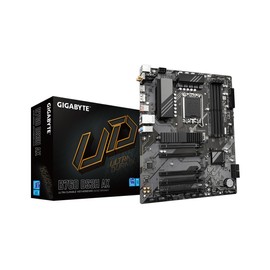 GIGABYTE B760 DS3H AX (rev. 1.x) LGA 1700 Intel B760 ATX Motherboard with DDR5, 2* M.2, PCIe 4.0, USB 3.2 Gen 2 Type-C, WiFi 6E Realtek GbE LAN, Q-Flash Plus, PCIe EZ-Latch