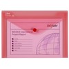 Snopake 11395 Polyfile A5 Popper Wallet File with Press Stud