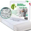 Traversa Impermeabile Lavabile Bambù 80x100 cm Lettino Culla Coprimaterasso