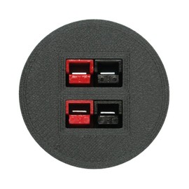 2-Way Threaded Panel Mount Housing for Anderson Powerpole Connector PP15 PP30 PP45