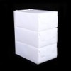 LYNICESHOP White 20 Pack Stackable Shoe Storage Box,Clear Plastic Shoe