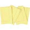 Solino Home Cotton Linen Napkins Yellow Hemstitch, 20 x 20