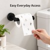 Matte Black Bathroom Hardware– Toilet Paper Holder