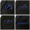 Shlax&Wing Pack of 5 Assorted Handkerchiefs for Men Square Size