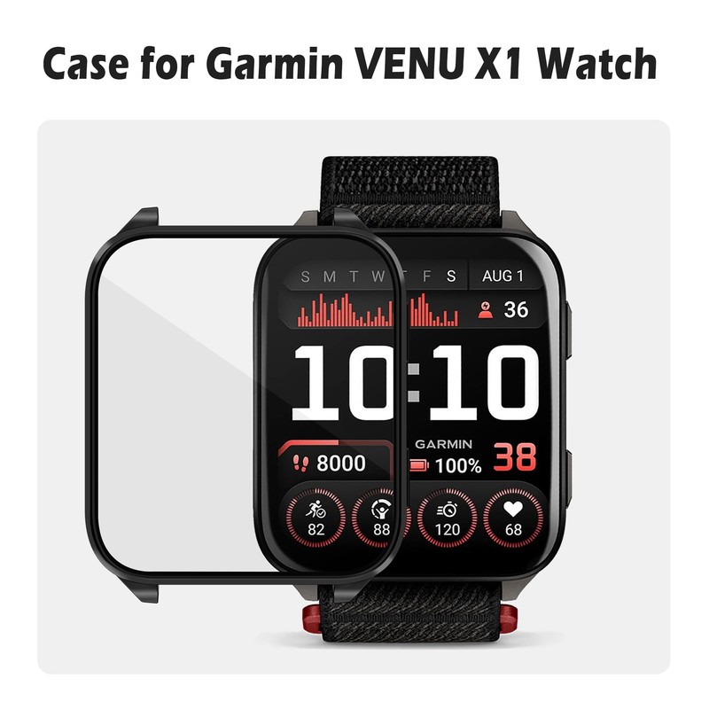 6-Pack Watch Screen Protector for Garmin Venu X1, Soft TPU