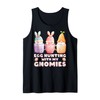 Easter egg hunt, Easter gnome with bunny ears Tank Top