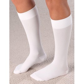 Healthy Steps Compression Socks 15-20 mmHg, White, X-Large