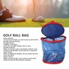 Golf Ball Storage Bag Large Capacity Foldable Portable Ball Storage