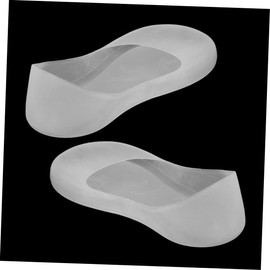 Minkissy 2pcs Pair Gel Foot Cushion Socks for Foot Care Cracked Heels Protection Soft Socks for Heels
