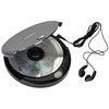 PCD400 Portable CD Player Playback CD CD-R CD-RW with Earphones
