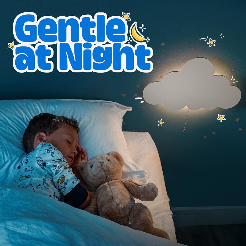 Cloud Light - Floating Cloud Wall Lamp For Nursery |