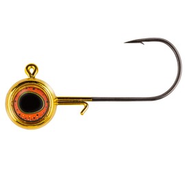 Northland Fishing Tackle Deep Vee Jig - Precision Keel Design for Fast Sinking and Straight Tracking, Metallic Gold, 1/4 Oz
