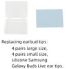 SNHTLS Silicone Replacement Ear Tips Earbuds Tips Compatible with Galaxy