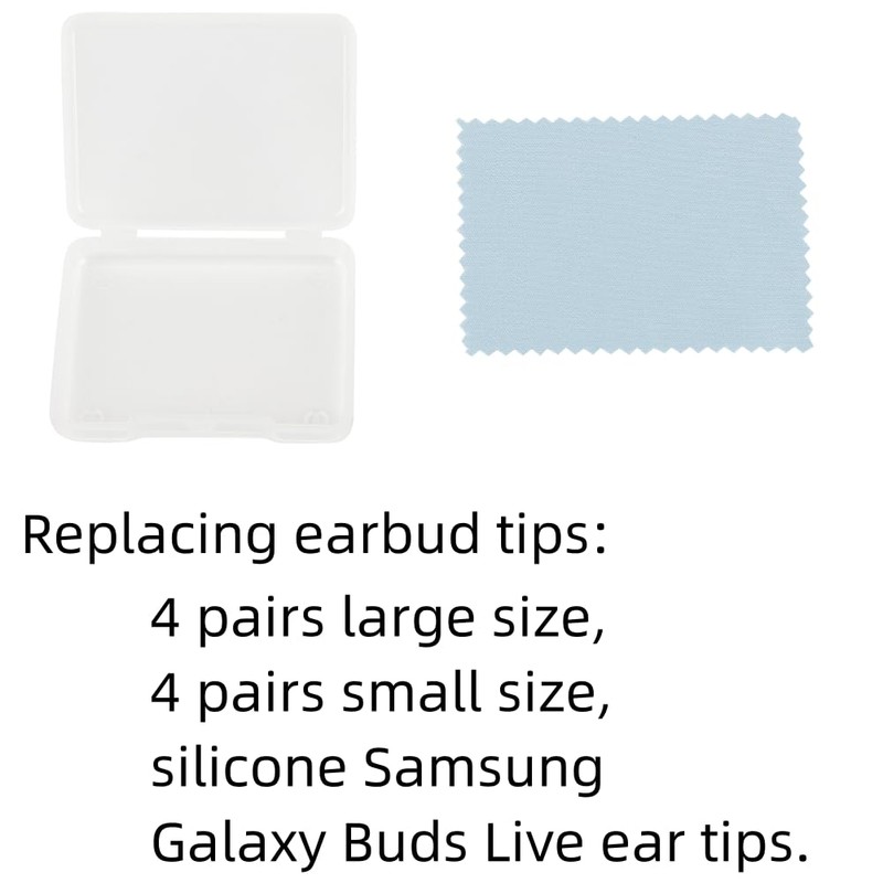 SNHTLS Silicone Replacement Ear Tips Earbuds Tips Compatible with Galaxy