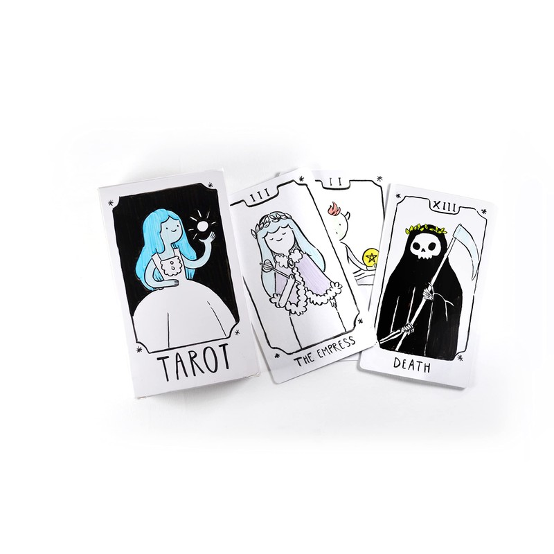 Tarot Size Blank Playing Cards (Matte Finish) 4.72" x 2.76",