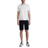 Karl Lagerfeld Paris Men's Stretch Nylon Cargo Short, Black