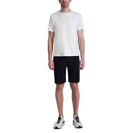 Karl Lagerfeld Paris Men's Stretch Nylon Cargo Short, Black